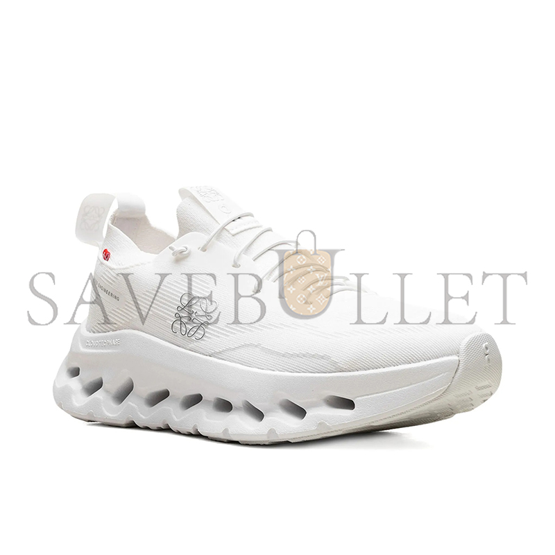 LOEWE X ON CLOUDTILT ALL WHITE SNEAKERS 3MD30330108